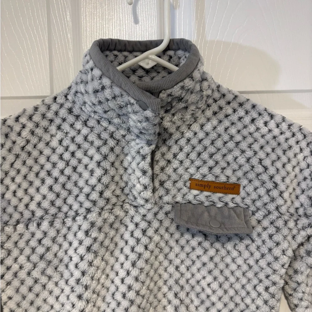 SIMPLY SOUTHERN Girl’s Pullover Sherpa Fleece Jacket